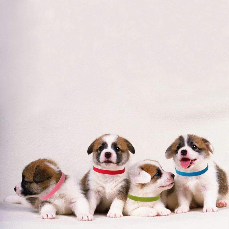 TTSAM 15 Pcs Puppy Id Collars 15 Colors Puppy Whelping Collars Double-Sided Soft Adjustable Dog ID Bands Identification Collar for for Puppies Small Cat Kitten Newborn Pet (Reusable) - Image 2